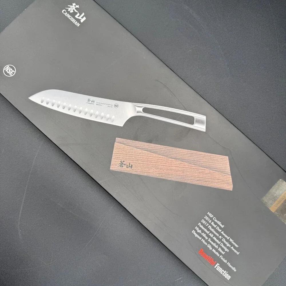 Cangshan TN1 Series 7-Inch Santoku Knife & Sheath Set